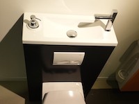 WiCi Bati Wand WC mit integriertem Handwaschbecken - Frei Sodiam Ausstellungsraum (Frankreich - 25) - 2 auf 2